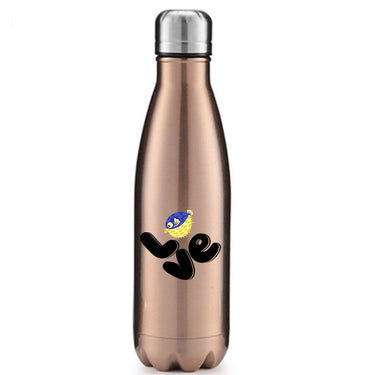 Love Fishing Blue Blowfish Globe' Stainless Steel Water Bottle